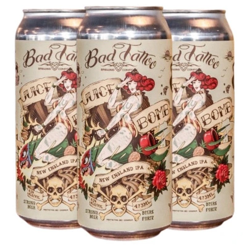 BAD TATTOO JUICE BOMB 473ML 4PK CAN @ Kelowna [1029310] 1892 ml