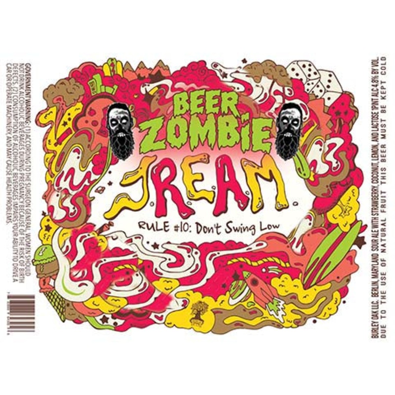Burley Oak Beer Zombie Jream Rule #10 Sour Ale 16OZ SINGLE CAN
