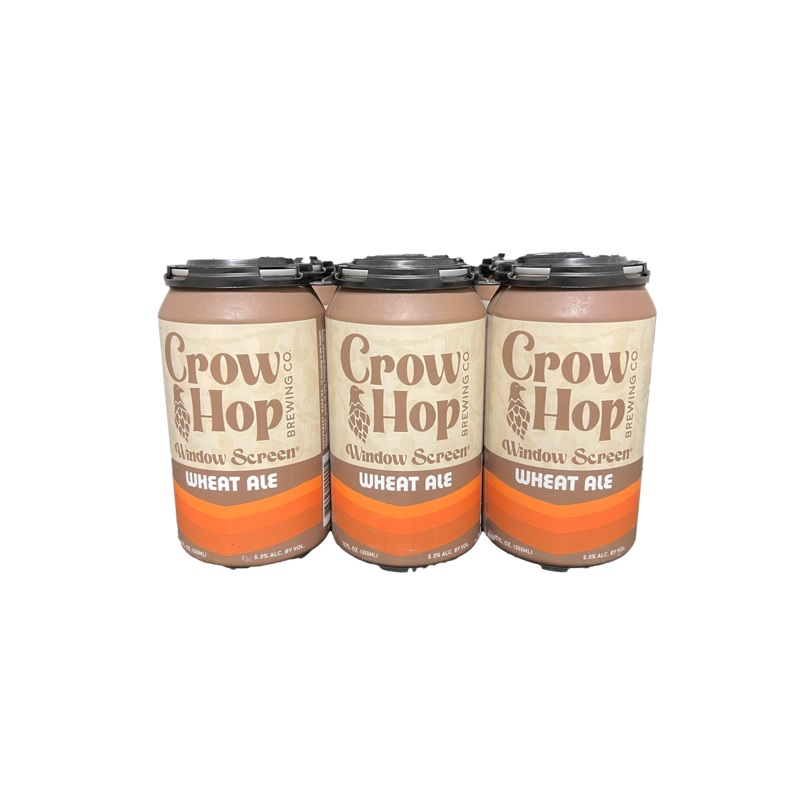 Crow Hop Window Screen Wheat Ale 6 Pack Cans