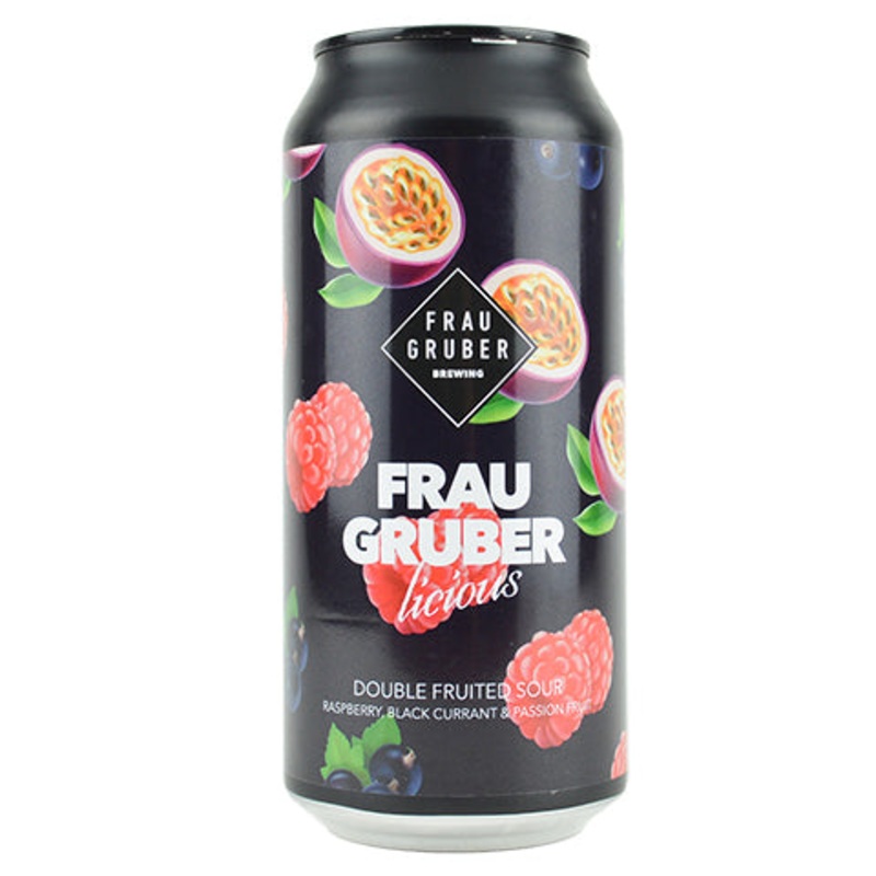 FrauGruberlicious Raspberry, Black Currant, Passion Fruit Sour 440ML CAN