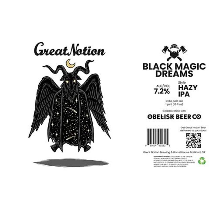 Great Notion Black Magic Dreams Hazy IPA 16OZ SINGLE CAN