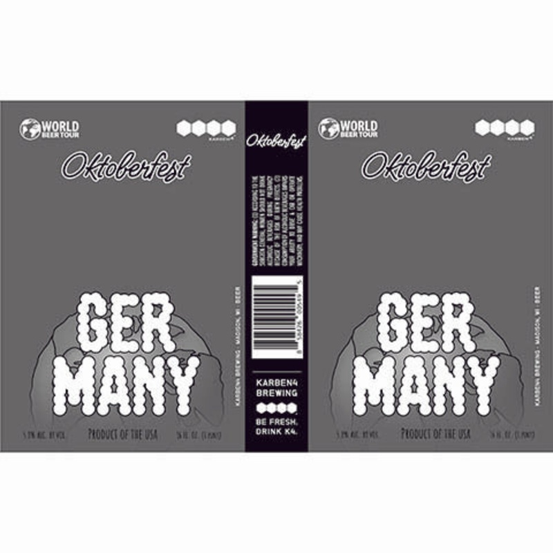 Karben4 Oktoberfest Germany 16OZ SINGLE CAN