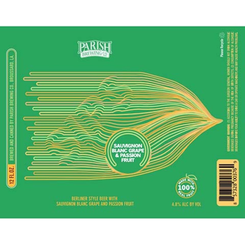 Parish Sauvignon Blanc Grape & Passion Fruit 12OZ SINGLE CAN