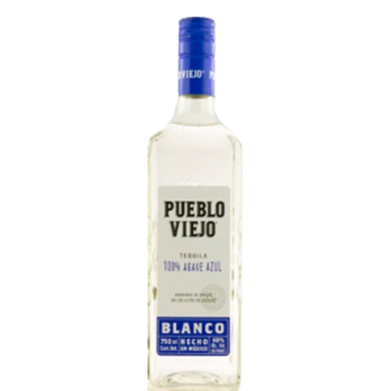 Pueblo Viejo Blanco Tequila 1 Liter Bottle