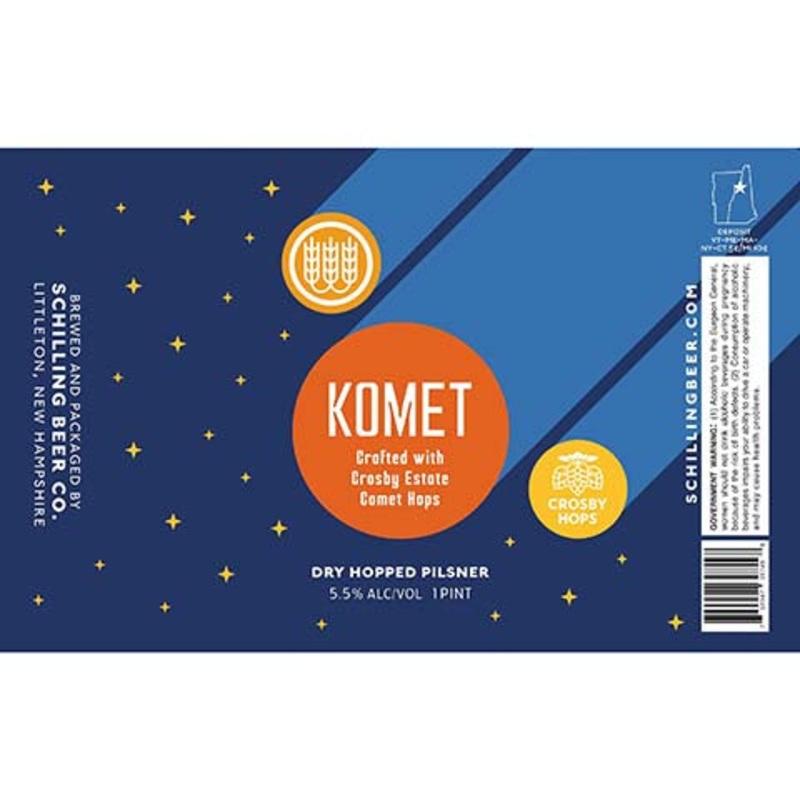 Schilling Komet Pilsner 16OZ SINGLE CAN