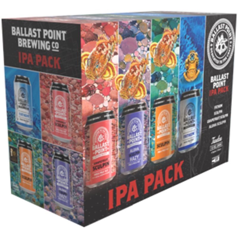 Ballast Point IPA Mix Pack 24 – 12oz Cans, 12 Pack