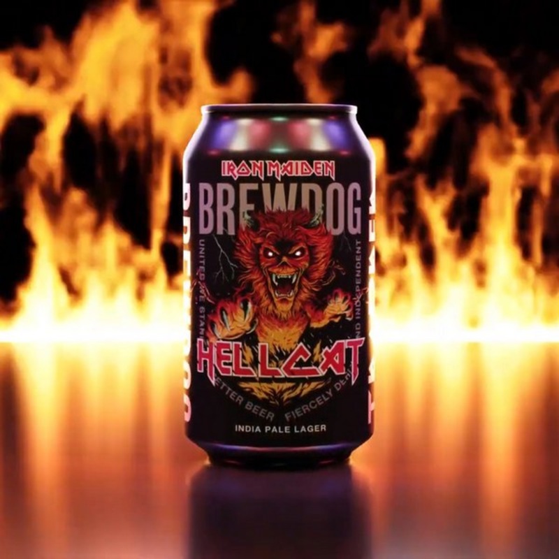 Brewdog Iron Maiden Hellcat Cold India Pale Lager 12OZ CAN