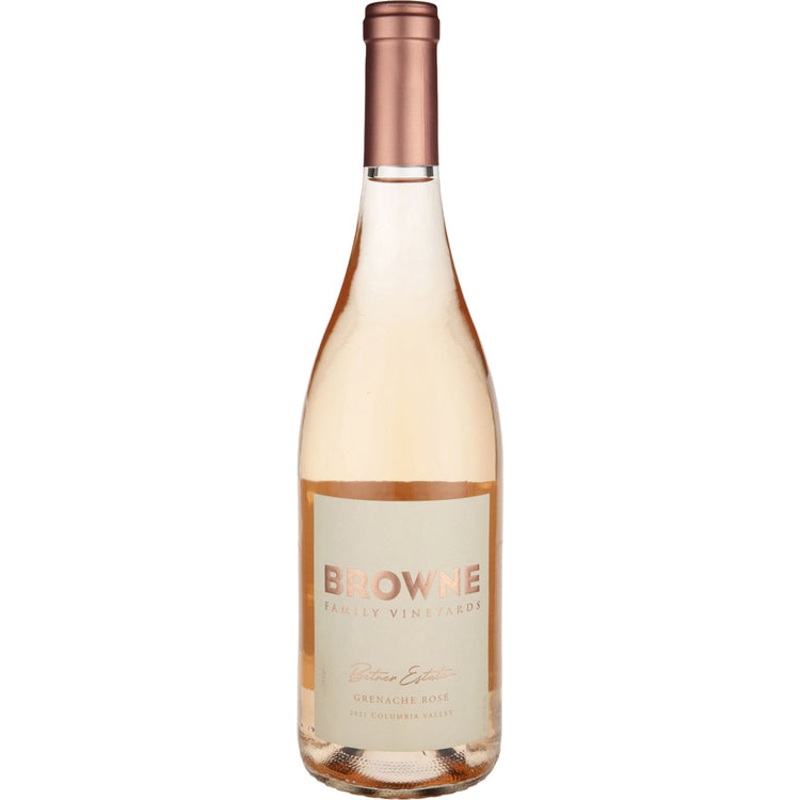 BROWNE FAMILY VINEYARDS GRENACHE ROSE BITNER ESTATE COLUMBIA VALLEY 2021 750ML 750ML