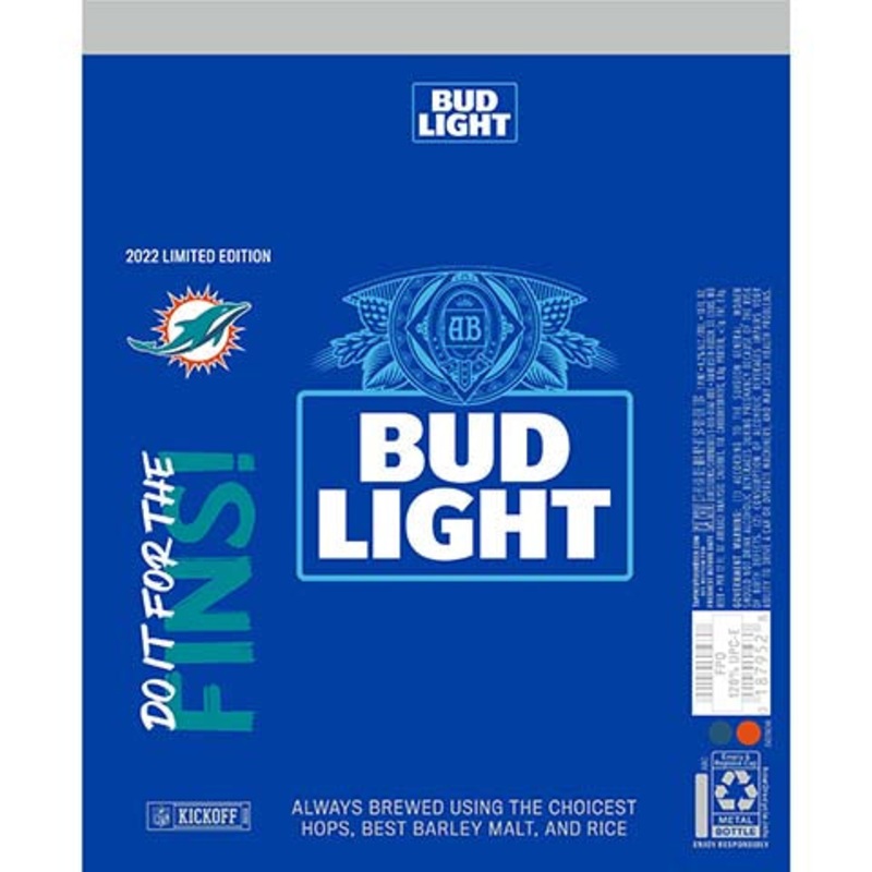 Bud Light Do It For The Fins! 16OZ SINGLE CAN