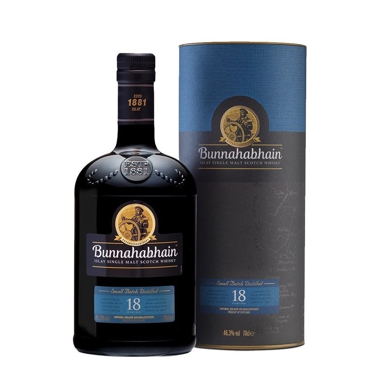 Bunnahabhain 18 Year Old Islay Single Malt Scotch Whisky 750ML BTL