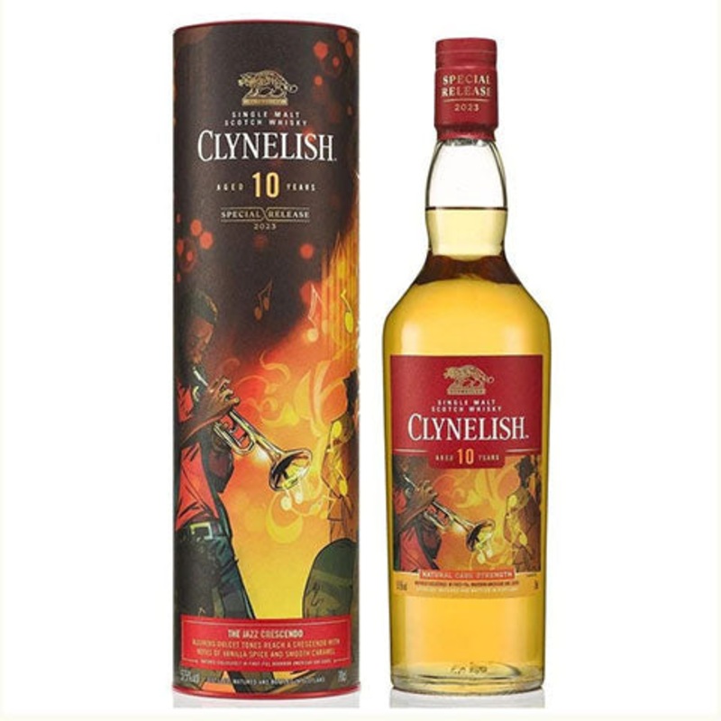 Clynelish 10 Year Old ‘The Jazz Crescendo’ Special Release 2023 Single Malt Scotch Whisky 750ML BTL