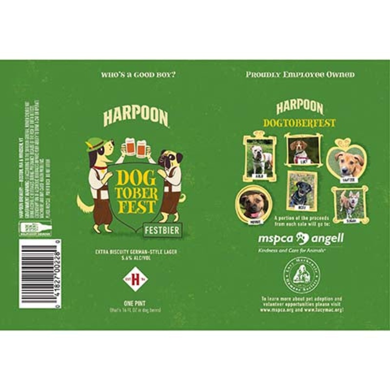 Harpoon Dogtoberfest Festbier 12OZ SINGLE CAN