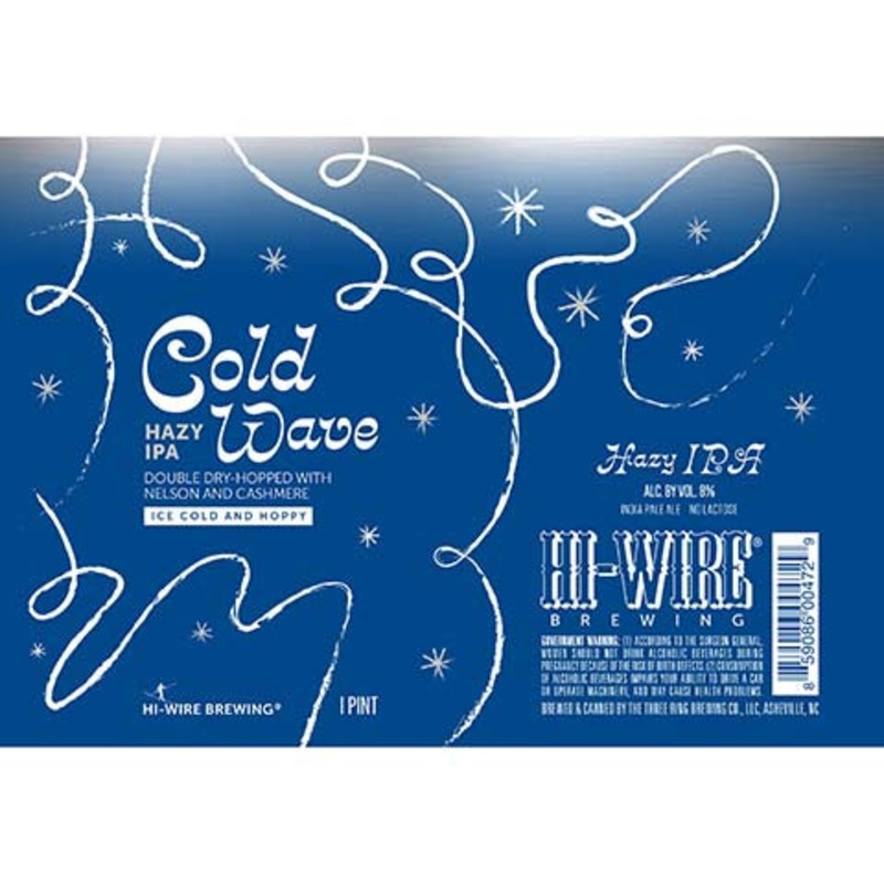 Hi-Wire Cold Wave Hazy IPA 16OZ SINGLE CAN