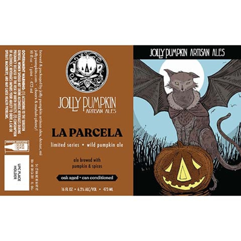 Jolly Pumpkin La Parcela Wild Pumpkin Ale 16OZ SINGLE CAN