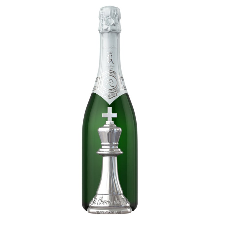 LE CHEMIN DU ROI CHAMPAGNE BLANC DE BLANCS COLLECTION PRIVEE 2000 W/ WOODEN GIFT BOX 750ML 750ML