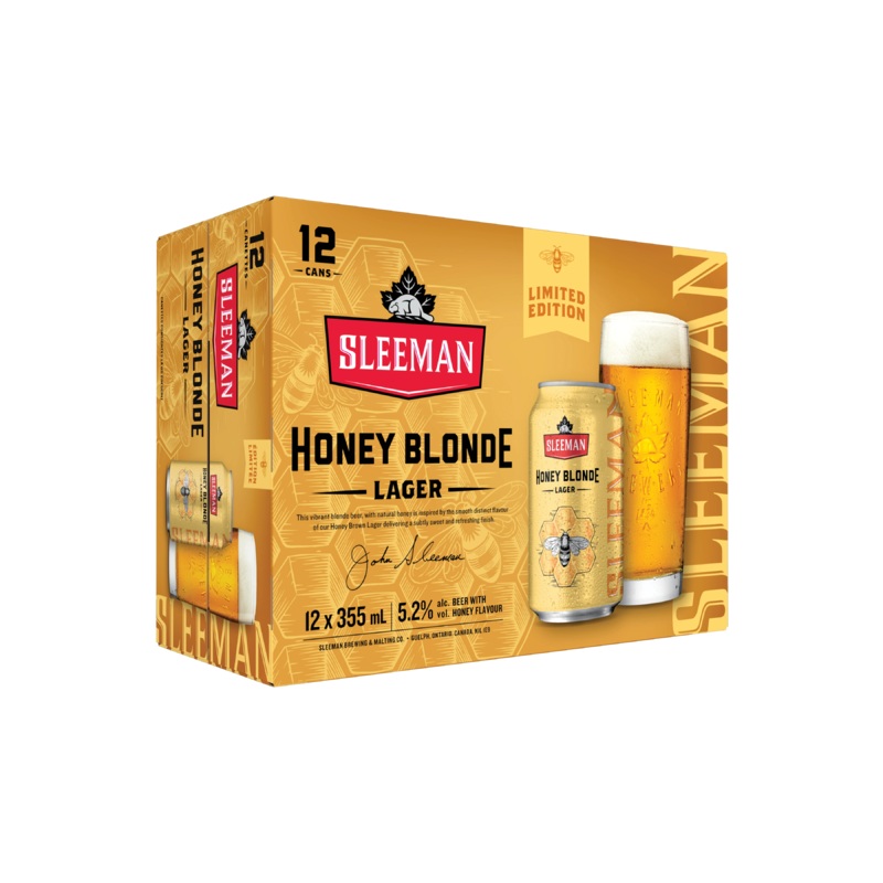SLEEMAN HONEY BLONDE LAGER 355ML 12PK CAN @ Sage Hill [1056562] 4260 ml