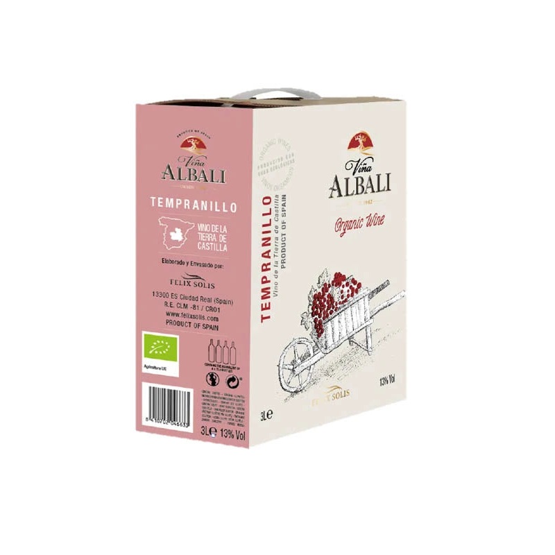 VINA ALBALI ORGANIC TEMPRANILLO 3L @ MacTaggart Ridge [1031042] 3000 ml