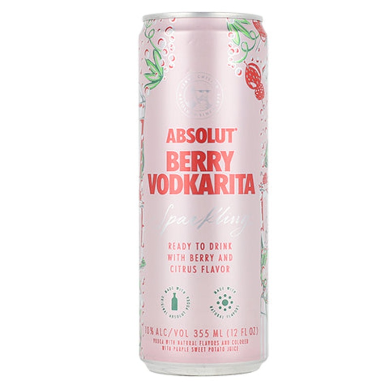Absolut Berry Vodkarita 12OZ SINGLE CAN