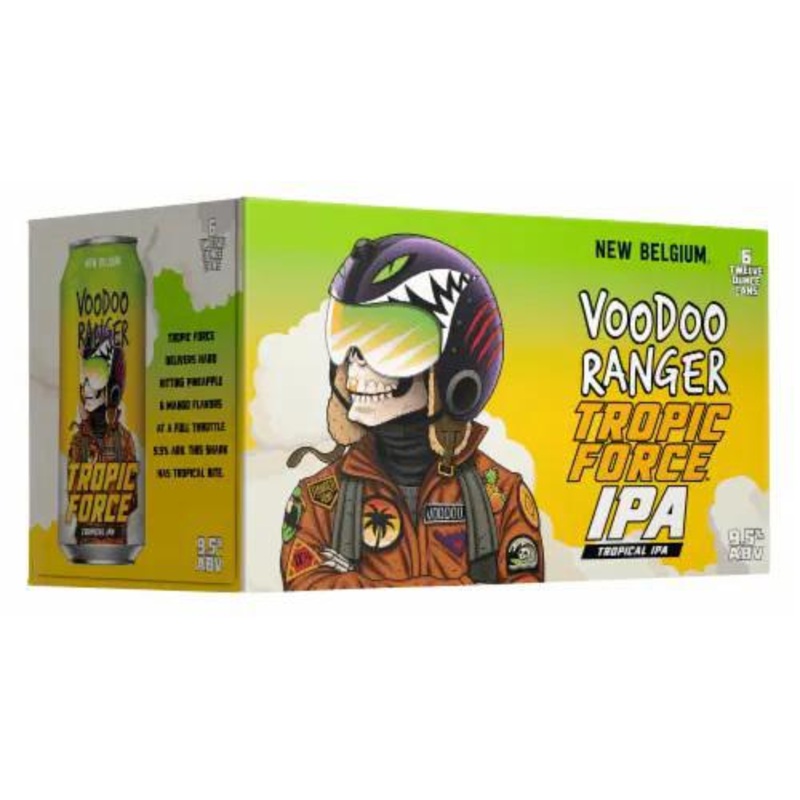 Beer New Belgium 6pk cans Voodoo Tropical Force