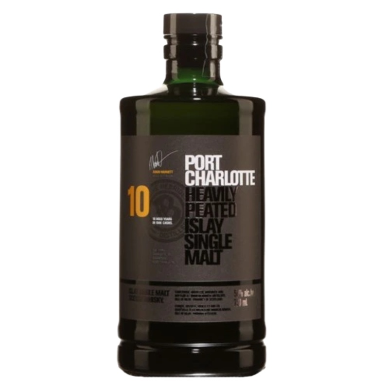 BRUICHLADDICH PORT CHARLOTTE 10YR SINGLE MALT SCOTCH 750ML @ Airdrie [1023397] 750 ml