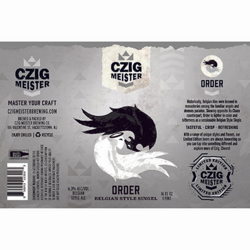 Czig Meister Order Belgian Style Singel 16OZ SINGLE CAN