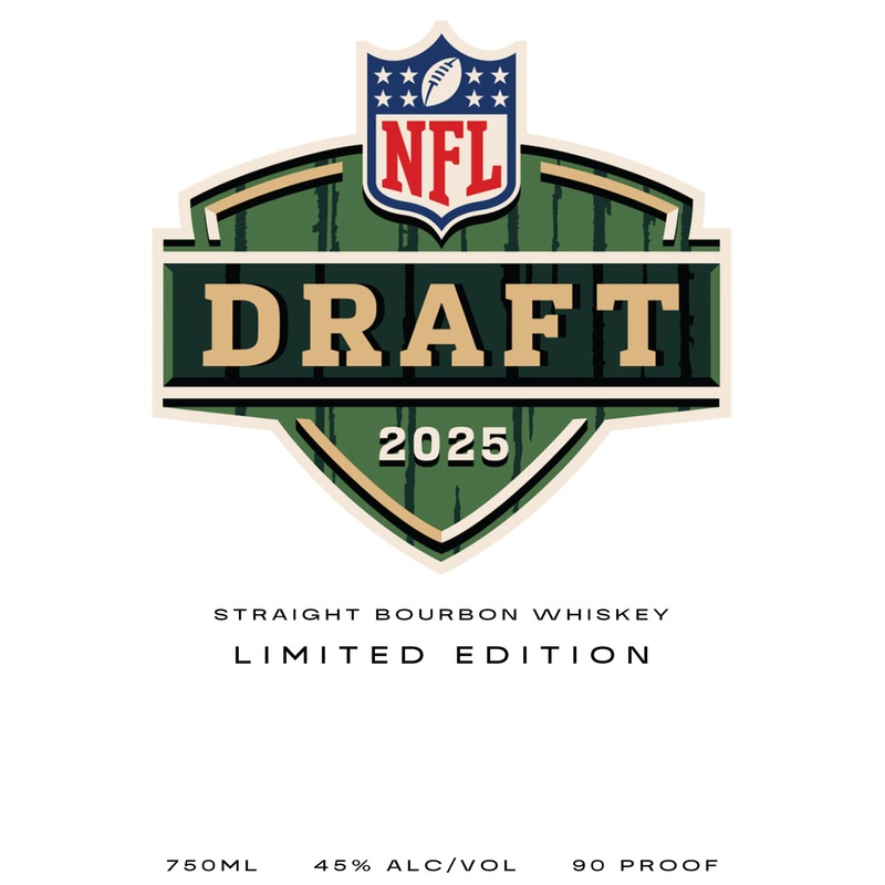 NFL Draft 2025 Limited Edition Straight Bourbon Whiskey