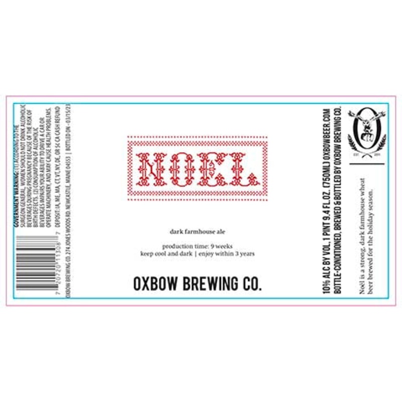 Oxbow Noel Dark Sour 750ML SINGLE BTL
