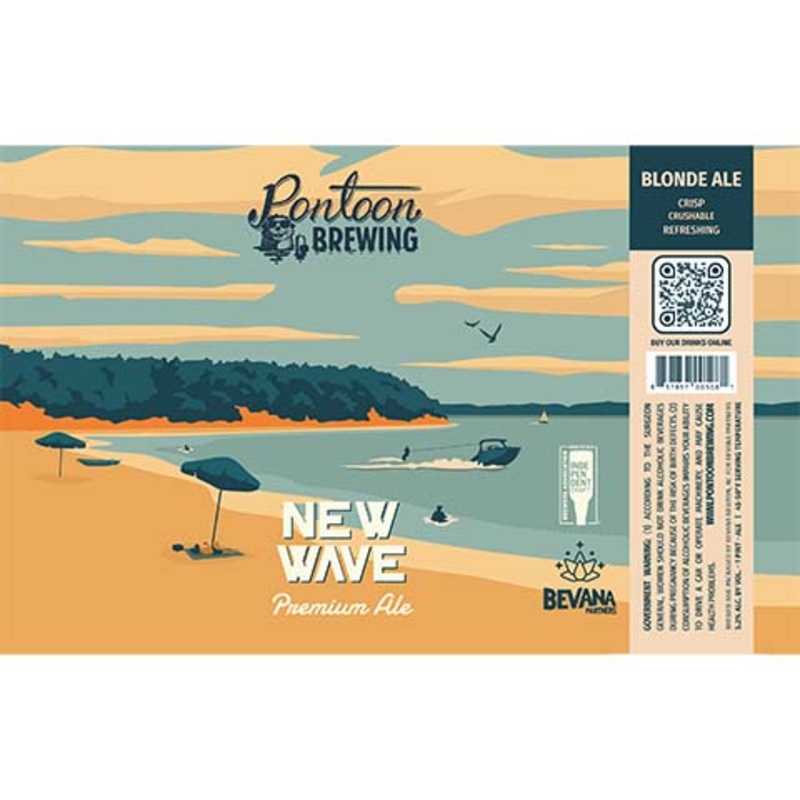 Pontoon New Wave Blonde Ale 16OZ SINGLE CAN