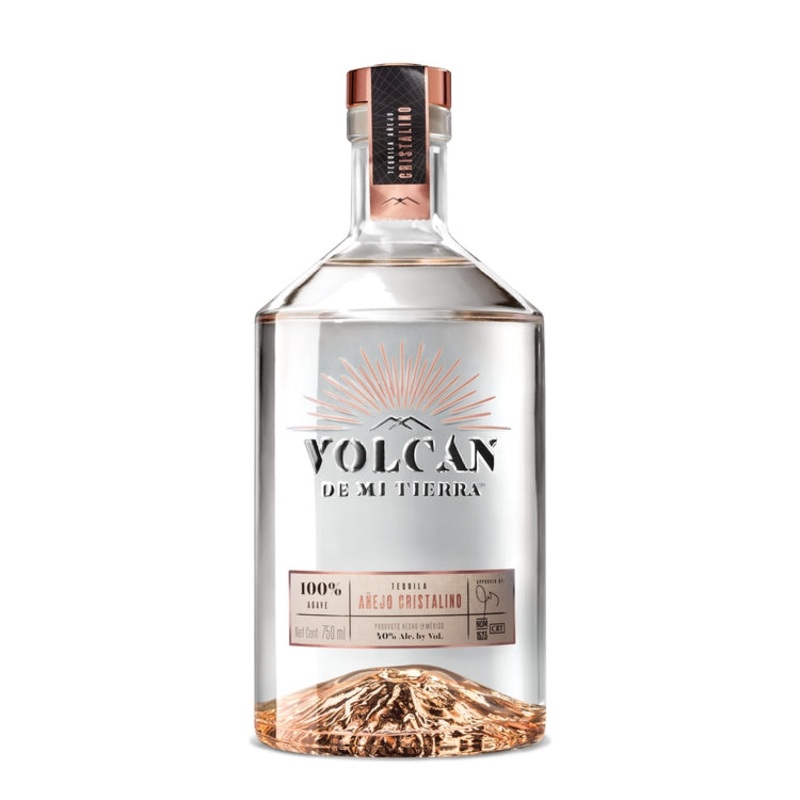 VOLCAN DE MI TIERRA TEQUILA ANEJO CRISTALINO 80 750ML 750ML