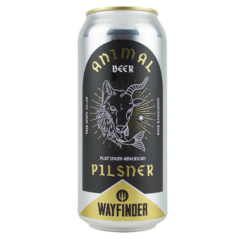 Wayfinder Animal Beer Pilsner 16OZ SINGLE CAN