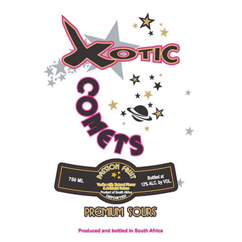 Xotic Comets Passion Fruit Vodka 750ML BTL