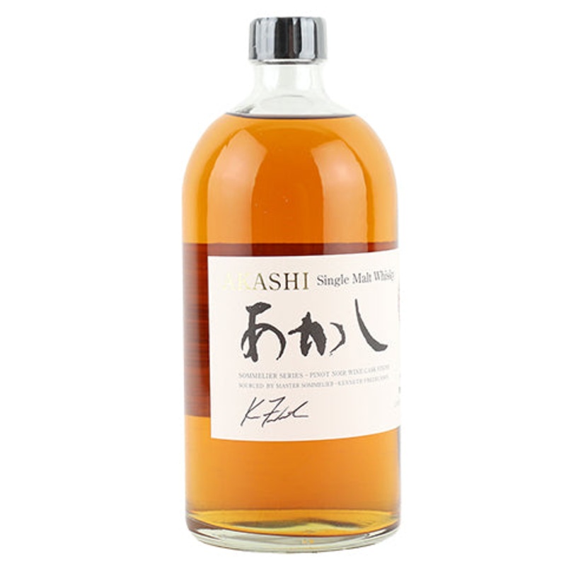 Akashi Single Malt Japanese Whisky – Sommelier Series Pinot Noir Wine Cask Finish 750ML BTL