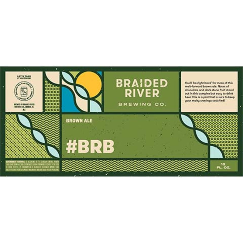 Braided River #BRB Brown Ale 12OZ SINGLE CAN