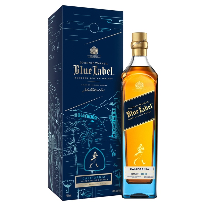 Johnnie Walker Blue Label California Limited Edition Design 2023