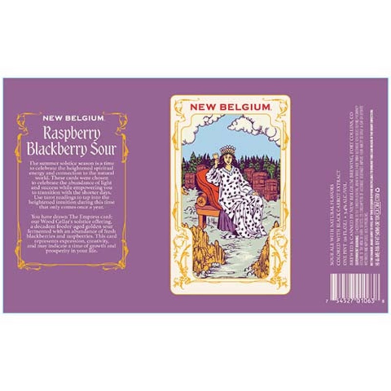 New Belgium Raspberry Blackberry Sour 16OZ SINGLE CAN