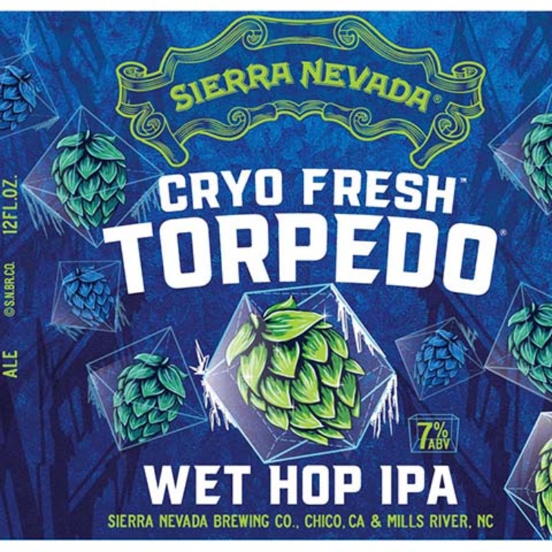 Sierra Nevada Cryo Fresh Torpedo Wet Hop IPA 12OZ SINGLE BTL