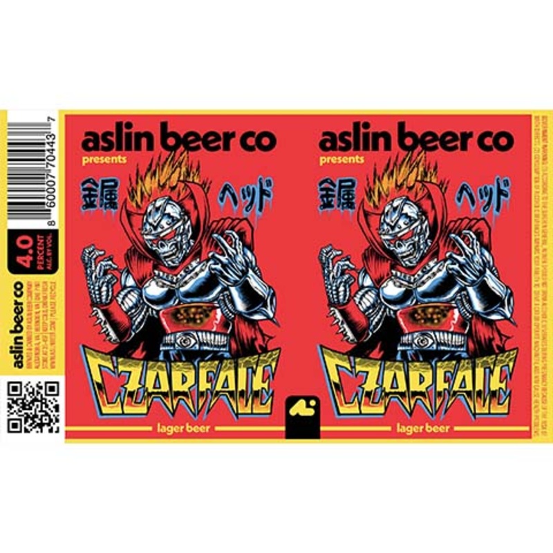 Aslin Czarface Lager 16OZ SINGLE CAN