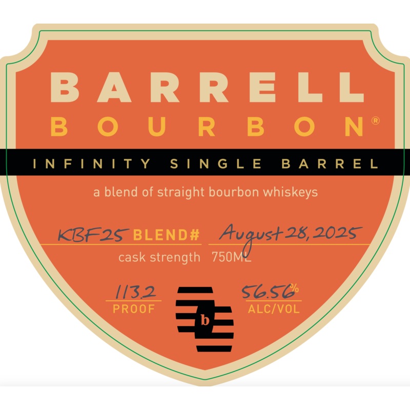 Barrell Bourbon Infinity Single Barrel KBF25 Blend Cask Strength 750ml