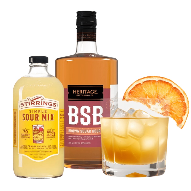 Brown Sugar Bourbon Sour Gift Set Cheers to You