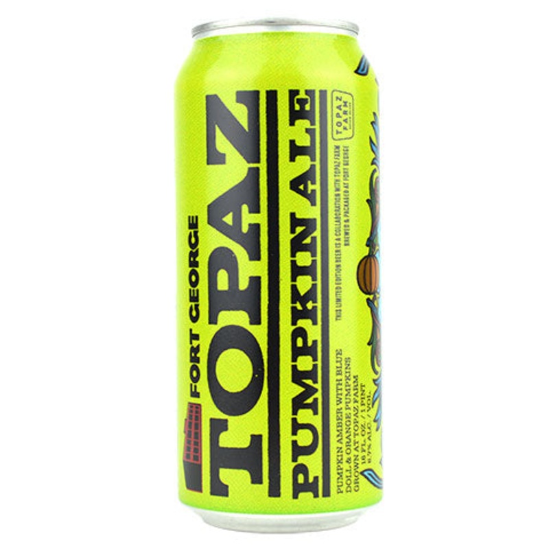 Fort George Topaz Pumpkin Ale 16OZ SINGLE CAN