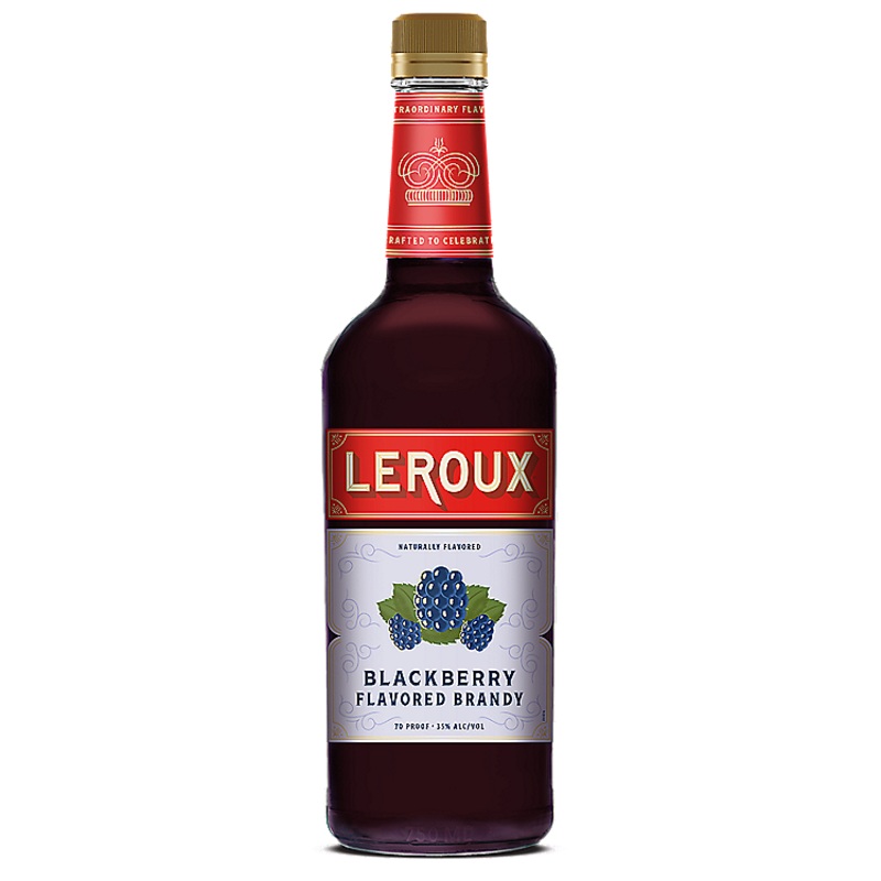 LEROUX BLACKBERRY FLAVORED BRANDY POLISH STYLE 70 750ML 750ML
