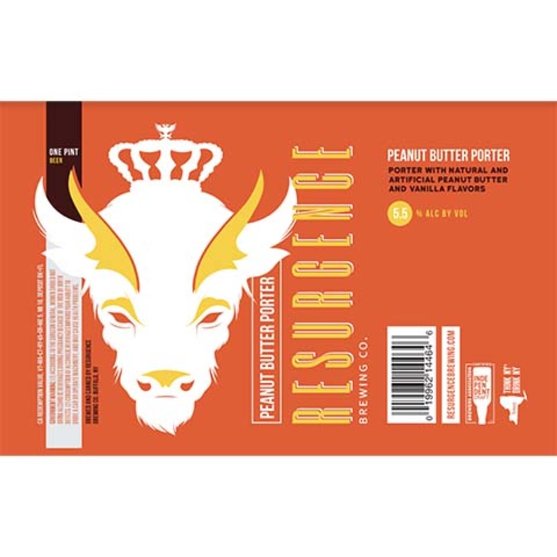Resurgence Peanut Butter Porter 16OZ SINGLE CAN