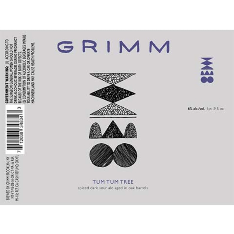 Grimm Tum Tum Tree Spiced Dark Sour Ale 500ML CAN