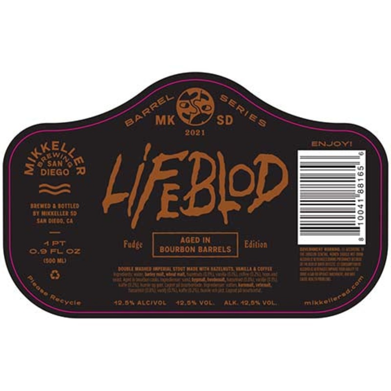 Mikkeller Lifeblod Fudge Edition Imperial Stout 500ML BTL