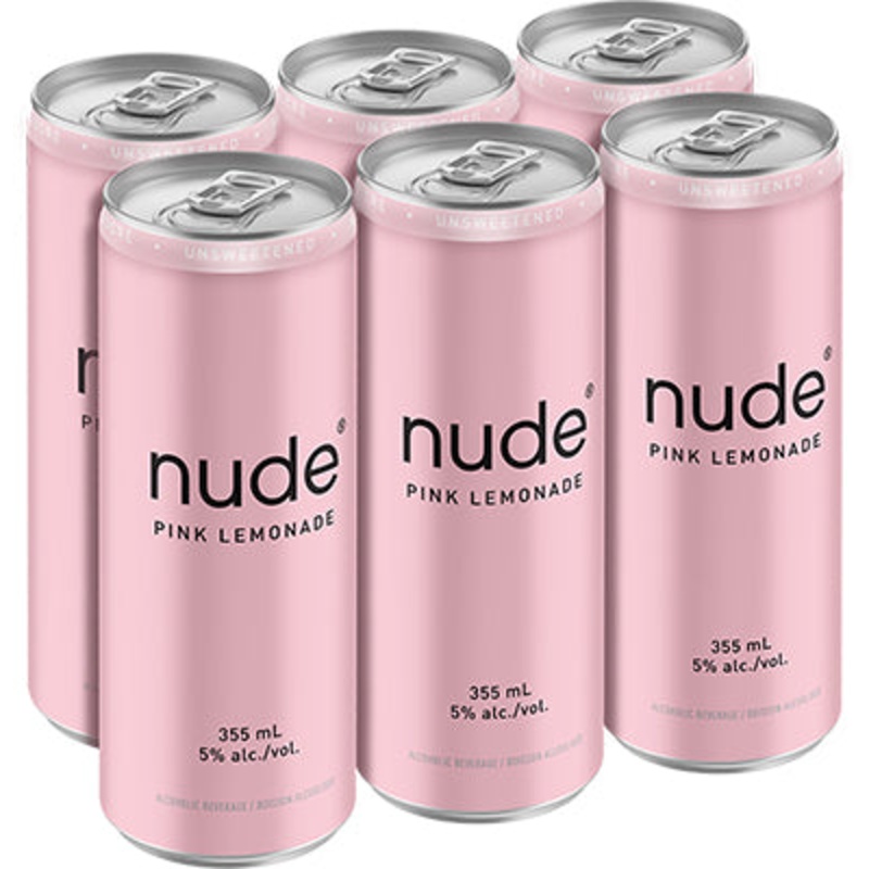 NUDE PINK LEMONADE 6 CANS