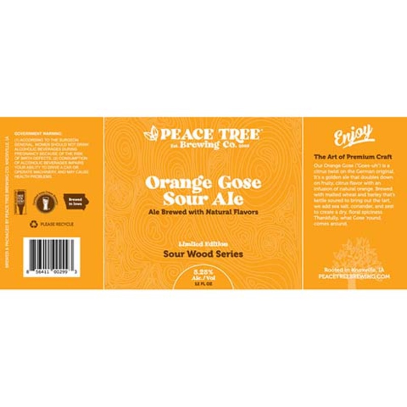 Peace Tree Orange Gose Sour 12OZ SINGLE CAN
