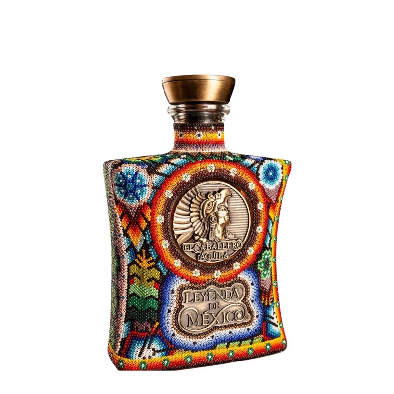 Tequila Leyenda De Mexico Extra Aejo Wixarika Day of the Dead Edition 750mL El Caballero Aguila