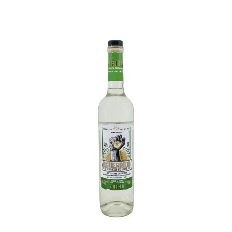 Aguerrido A. Cupreata Papalote Capon 2 Anos Erika Meneses Destilado de Agave 46.9% 750mL