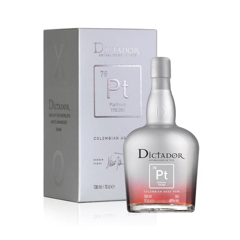 DICTADOR XO PLATINUM COLOMBIAN RUM 700ML @ Southgate [1043901] 700 ml