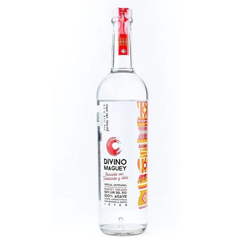 Divino Maguey Abocado con Tamarindo y Chile Espadin Joven Mezcal Artesanal 750ML BTL
